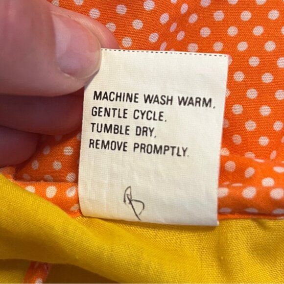 Vintage 1980s Baby Toddler Pumpkin Halloween Costume Romper with Hat - Picture 11 of 11